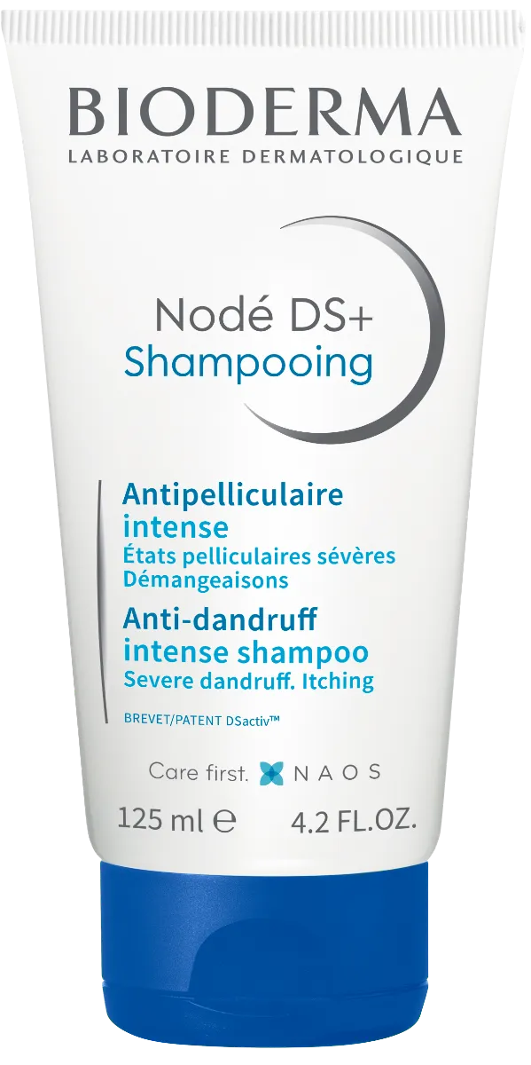 BIODERMA Nodé DS+ upokojujúci a protisvrbivý šampón proti lupinám 1×125 ml, šampón