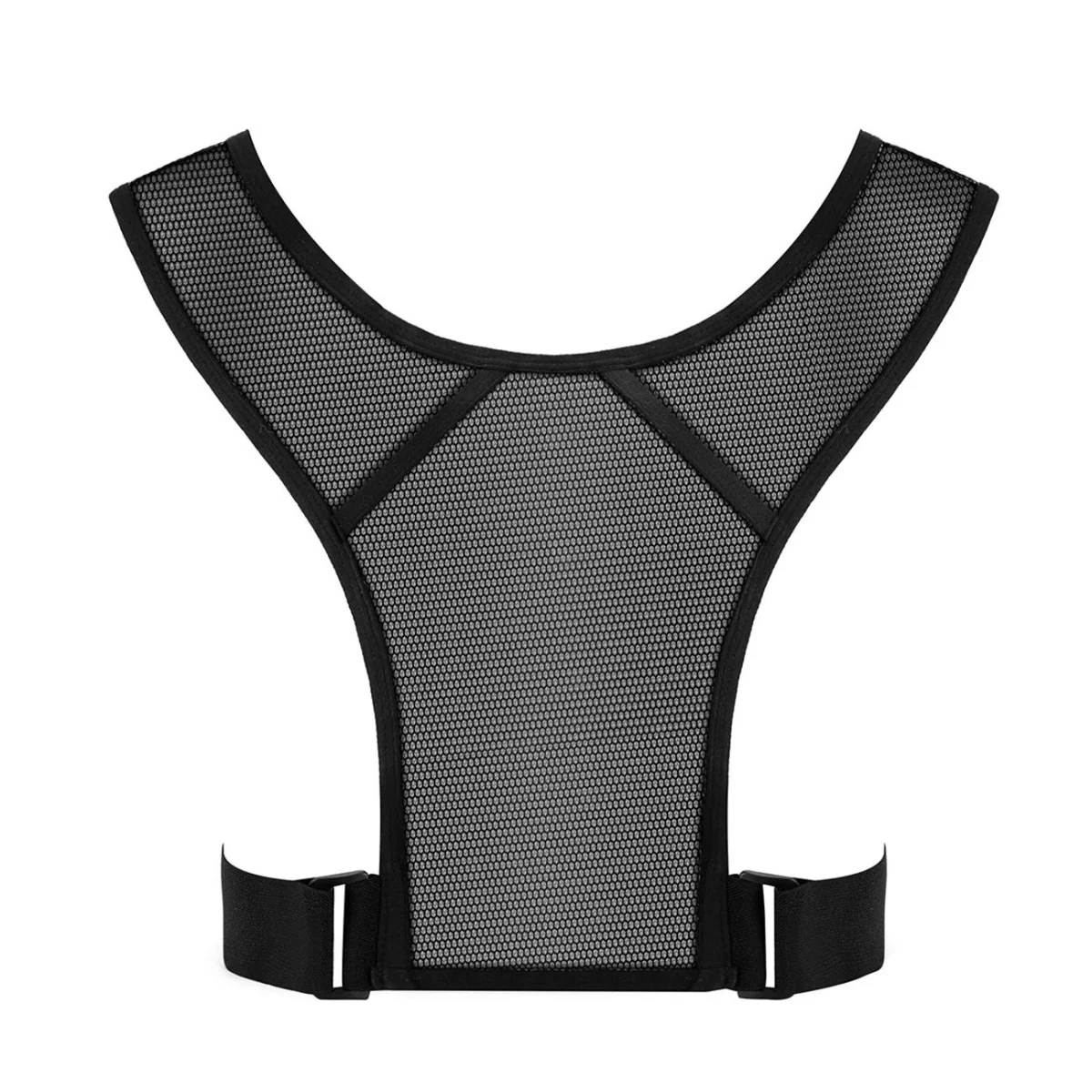 MG Running Vest reflexná bežecká vesta, čierna 