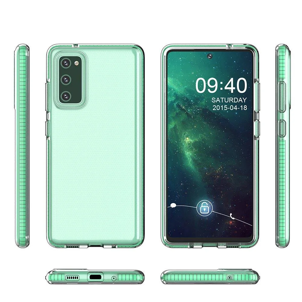 MG Spring Case silikónový kryt na Samsung Galaxy A72 4G, svetloružový 