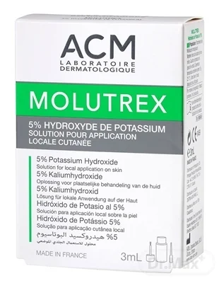 ACM MOLUTREX roztok na ošetrenie kontagiózneho molusku