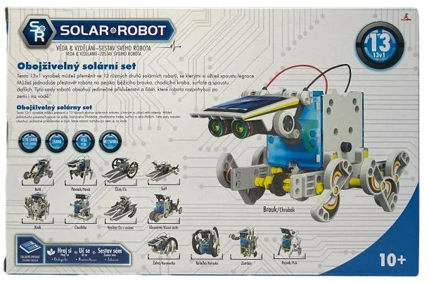 Alltoys obojživelný solárny set 13v1 1×1 ks, solárny set