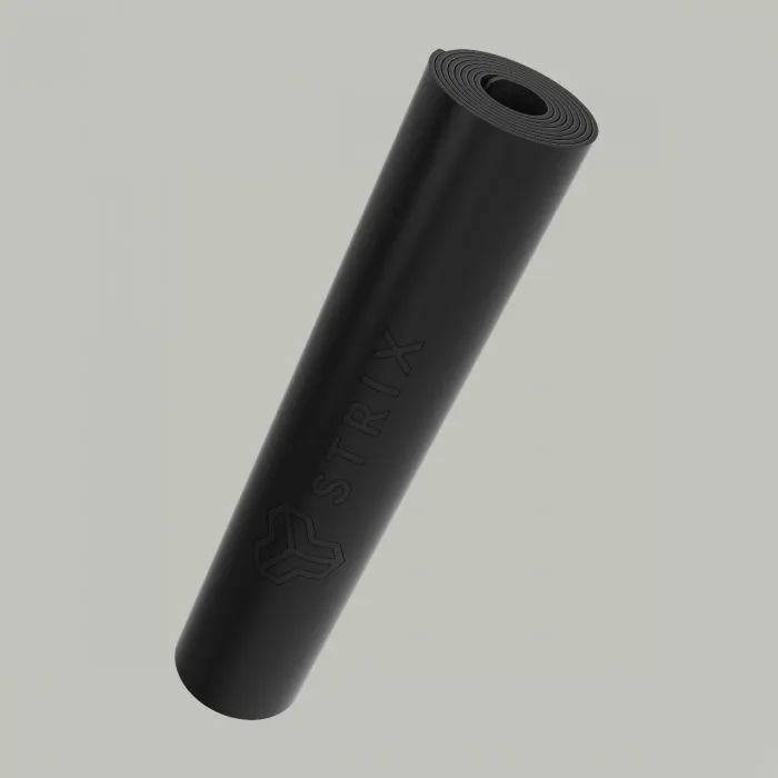 Gymbeam podložka yoga mat black strix čierna