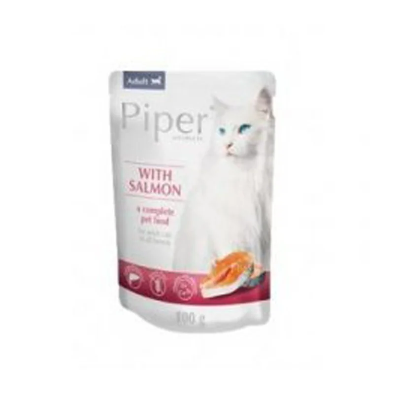 PIPER CAT ADULT 100g losos kapsička pre dospelé mačky