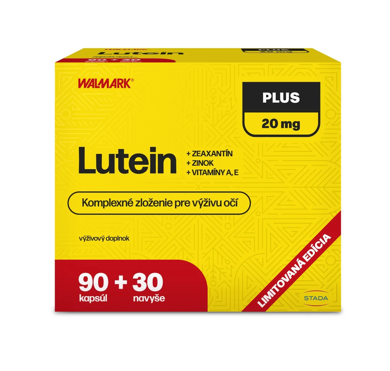 W line Lutein PLUS 90 + 30 cps. navyše VB24