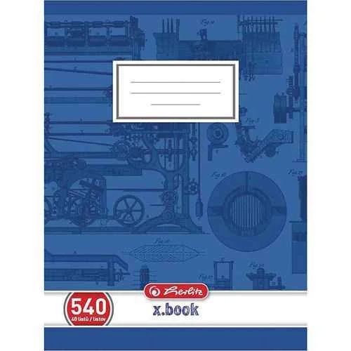 HERLITZ Školský zošit 540 A5 čistý, 60g/m2