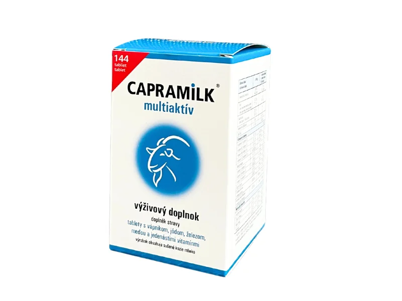 CAPRAMILK multiaktív 1×144 ks, výživový doplnok