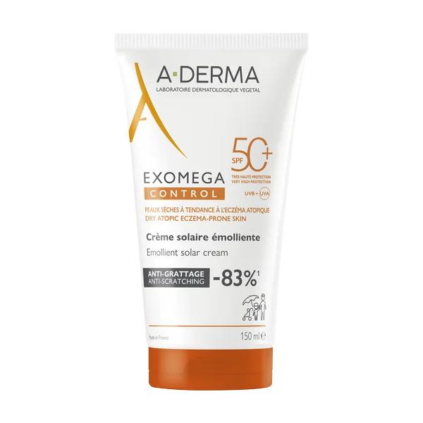 A-DERMA Exomega Control emolienčný krém SPF50+