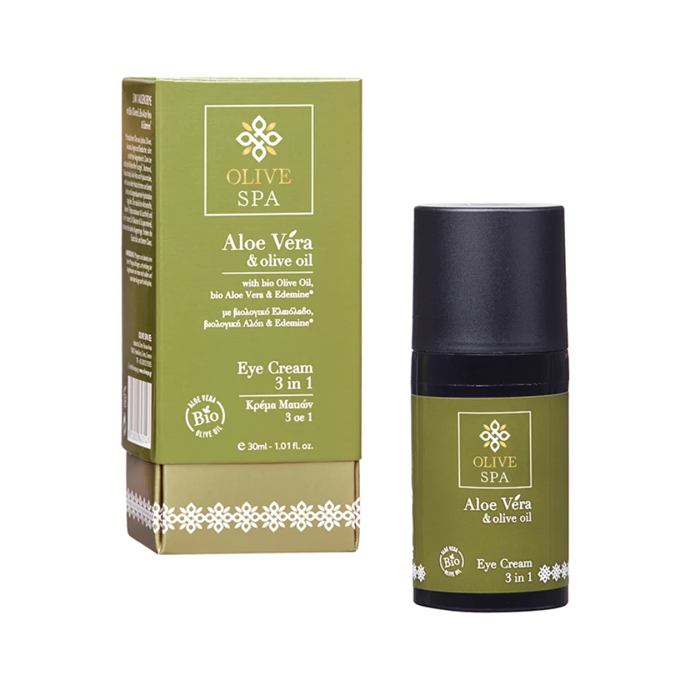 Aloe Vera & Olive Oil Očný krém 3 v 1, 30 ml