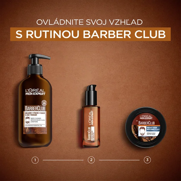 L'Oréal Paris Men Expert Tvarujúca hlina pre strapatý účes 1× 75 ml, hlina na vlasy