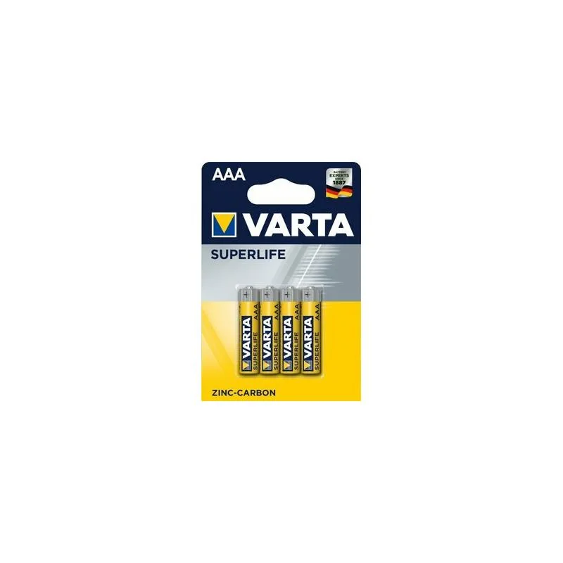 Varta 4 x Superlife R03 AAA Zinc-carbon battery (blister)