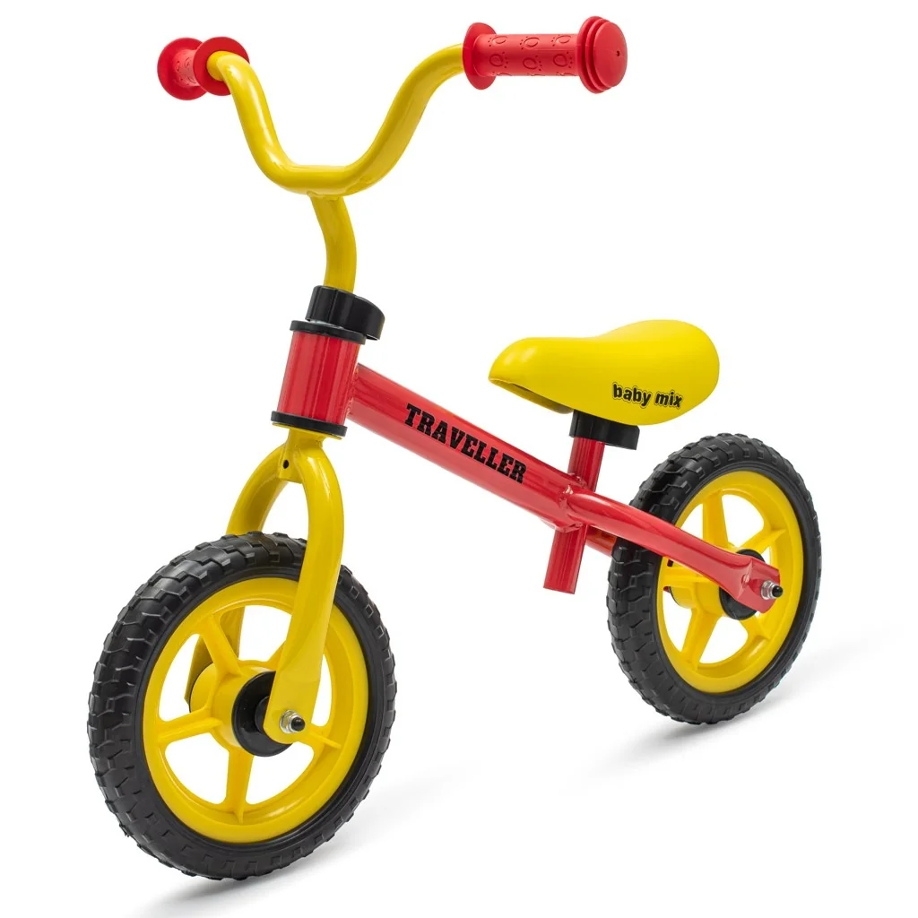 Detský balančný bicykel Baby Mix Traveller červený , 20C56304 