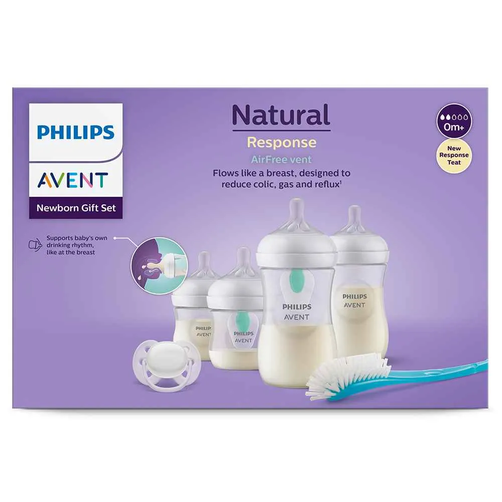 Philips AVENT Sada novorodenecká štartovacia Natural Response s ventilom AirFree 1×1 set, novorodenecká sada