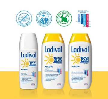 LADIVAL Allerg OF 30 gél 1×200 ml, OF 30, gél