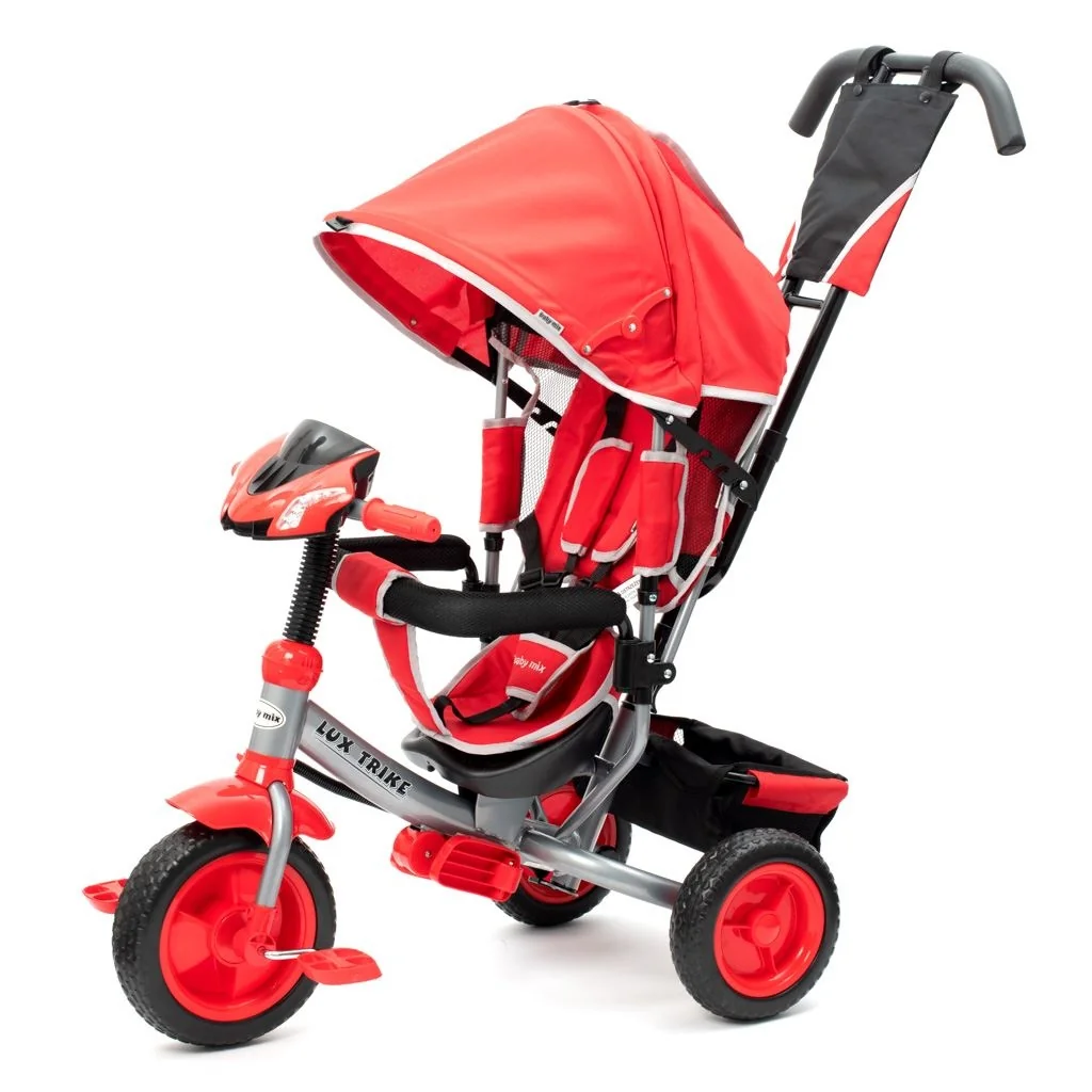 Detská trojkolka so svetlami Baby Mix Lux Trike červená , 20C45765