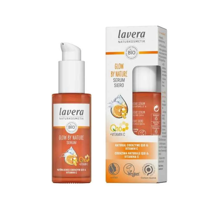 lavera Pleťové sérum Glow by Nature s Q10 a Vit C