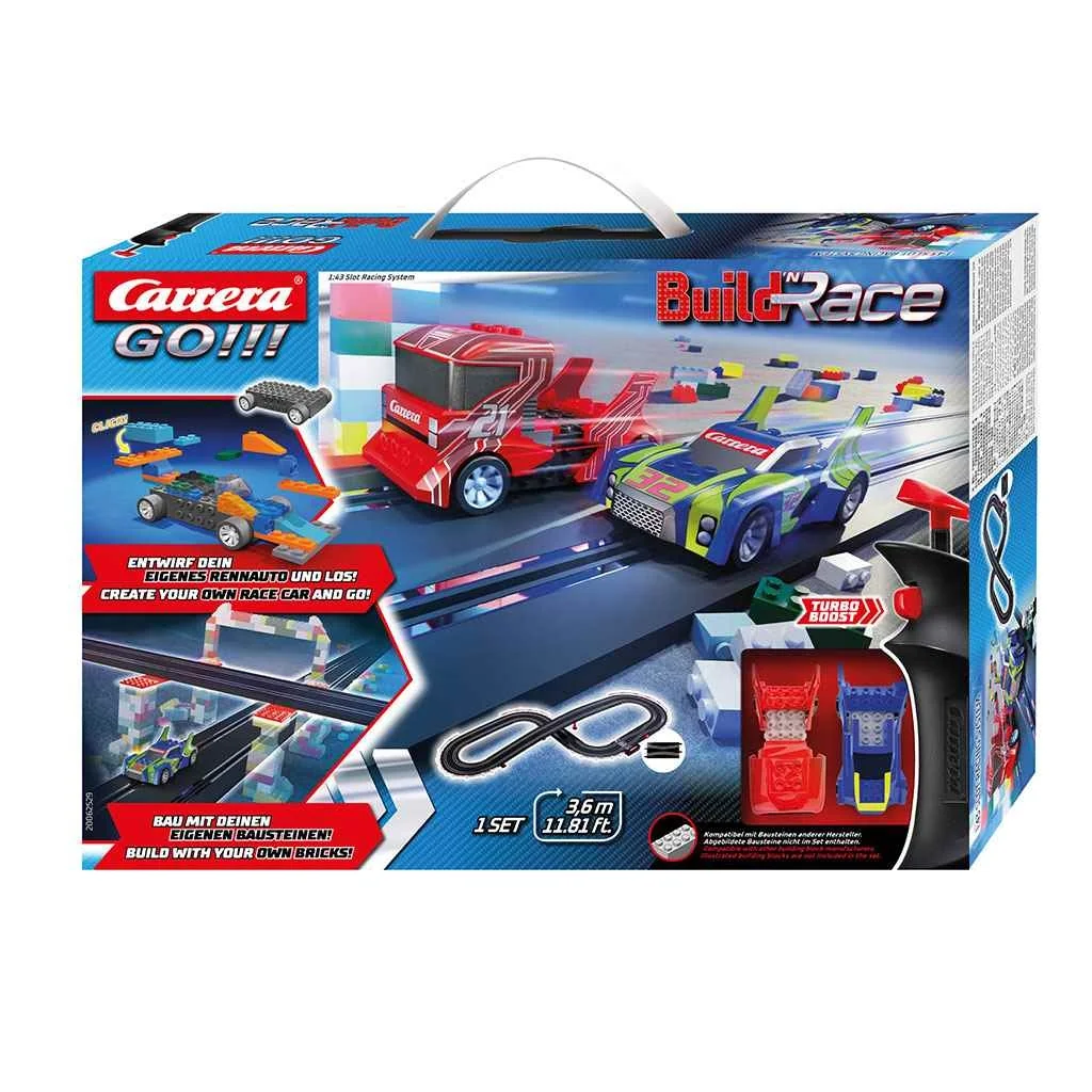 Autodráha Carrera Go Buildn Race - Racing Set 3,6m , 20C54007 