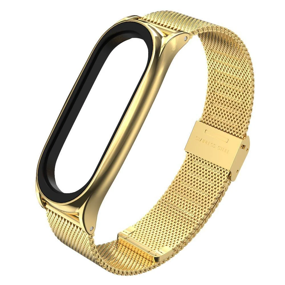 Tech-Protect Milanese remienok na Xiaomi Mi Band 7 gold