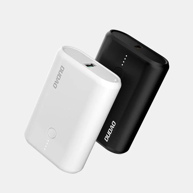 Dudao K14 power bank 10000mAh PD QC 3.0 22.5W, čierny