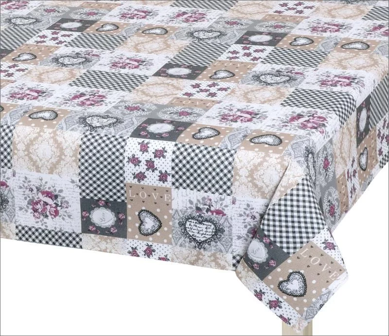 Obrus DITA 408 120x200cm patchwork love