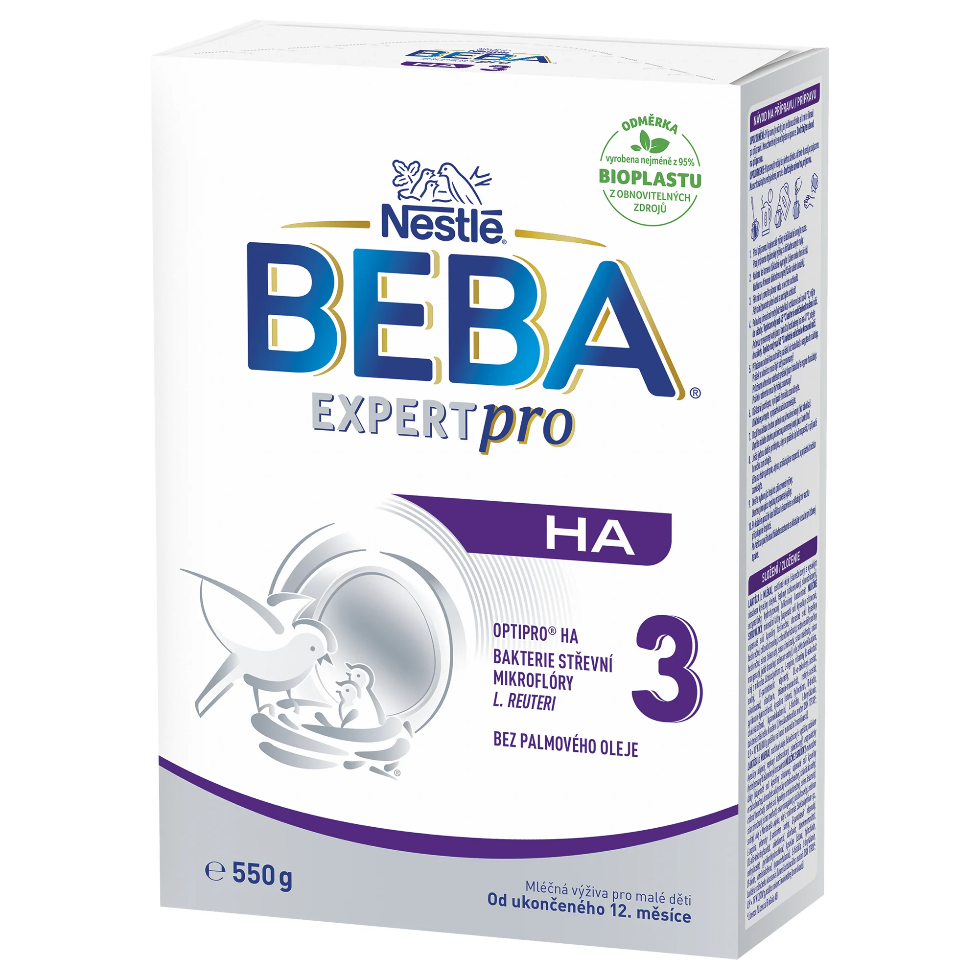 BEBA EXPERT pro HA 3 1×550 g, mliečna výživa pre malé deti (od ukonč. 12. mesiaca)