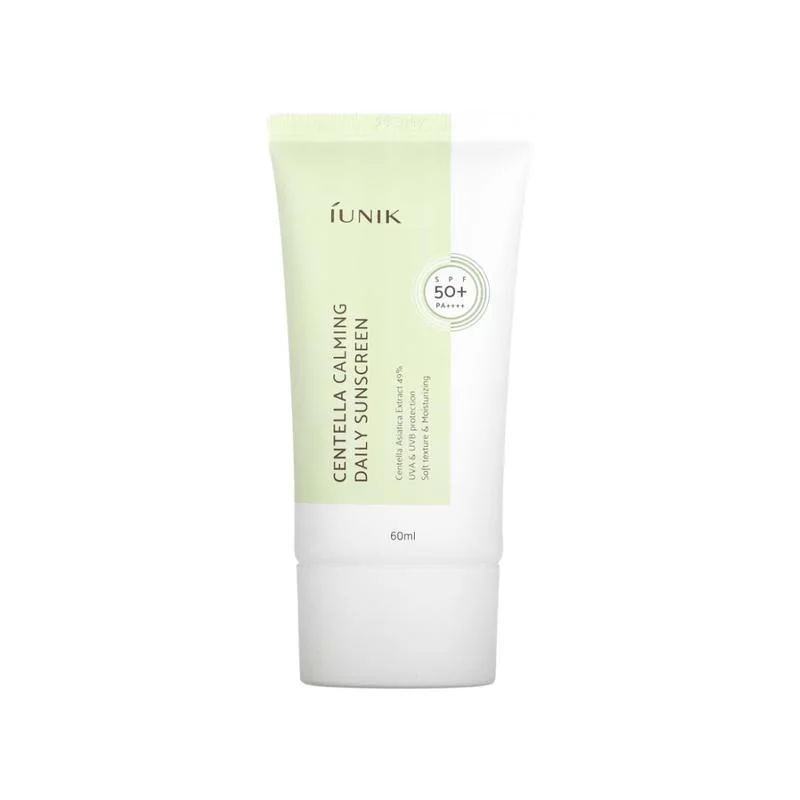 IUNIK - Centella Calming Daily Sunscreen SPF 50+ PA++++ - upokojujúci opaľovací krém 60 ml