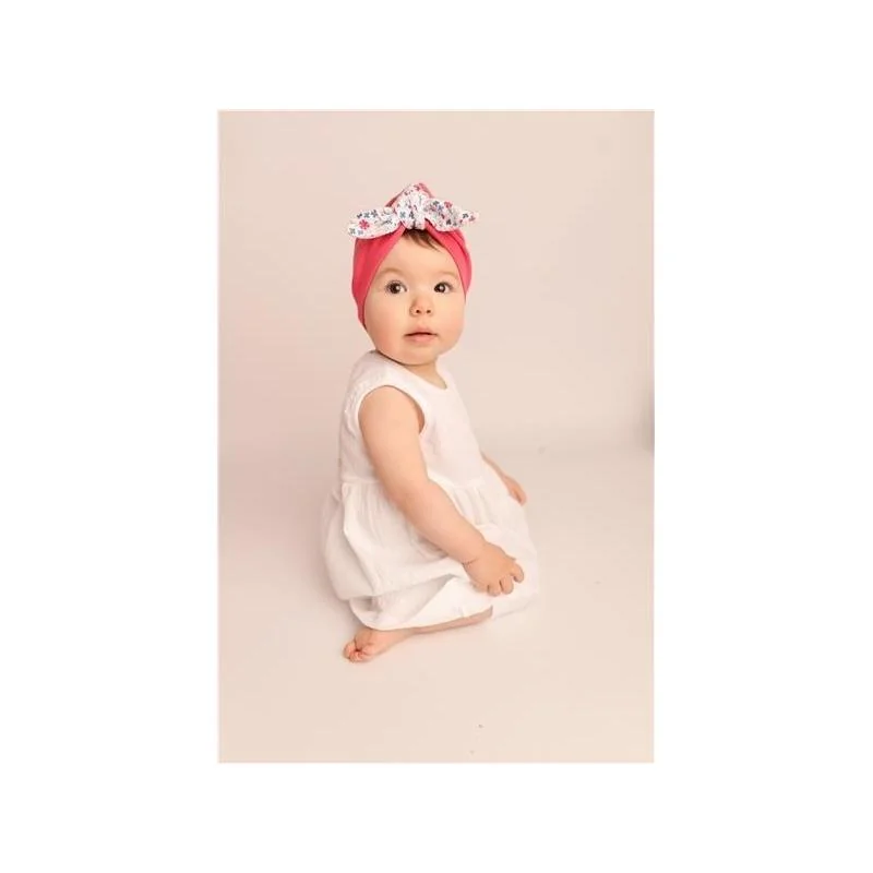 Dievčenská čiapočka turban New Baby For Girls dots 74 (6-9m), 