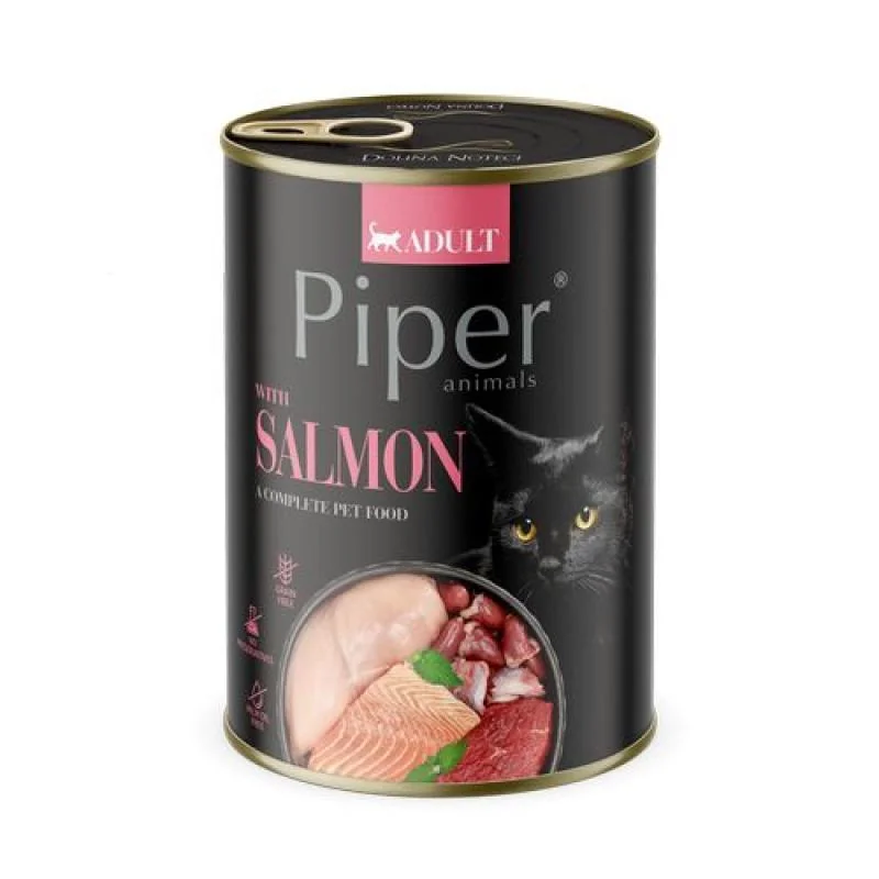 PIPER CAT ADULT 400g losos konzerva pre dospelé mačky