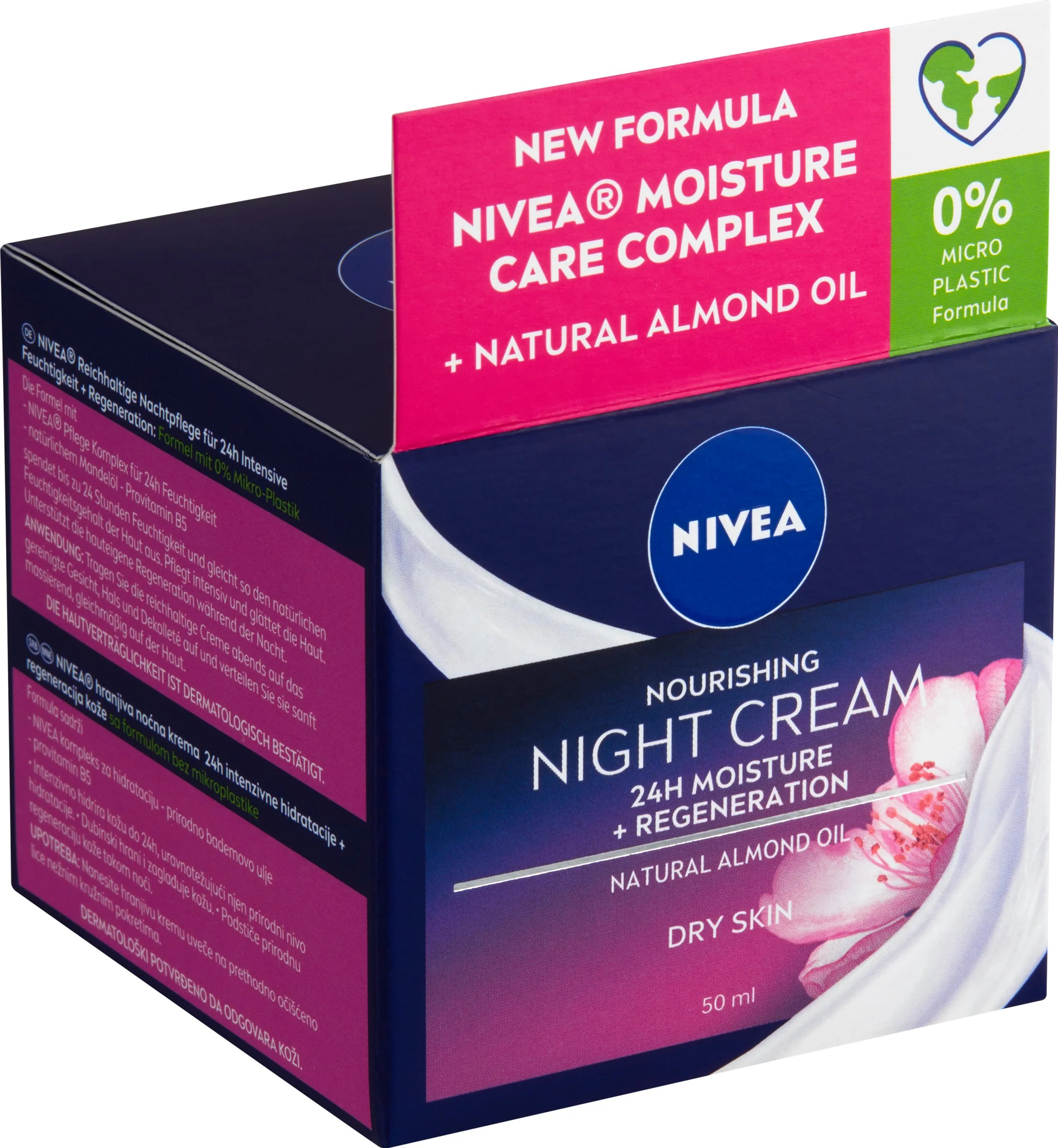 NIVEA Výživný nočný krém CARE COMPLEX 1×50 ml, krém na suchú pleť