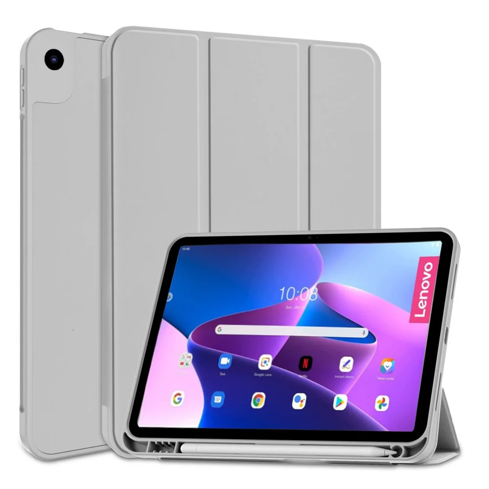 Tech-Protect SC Pen puzdro na Lenovo Tab M10 Plus 10.6'' 3rd Gen svetlo sivé