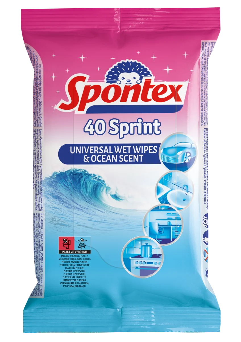 Spontex Fresh Ocean vlhčené obrúsky