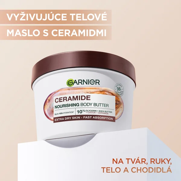 Garnier Body Superfood telový krém s kakaovým maslom 1×380 ml, telové maslo