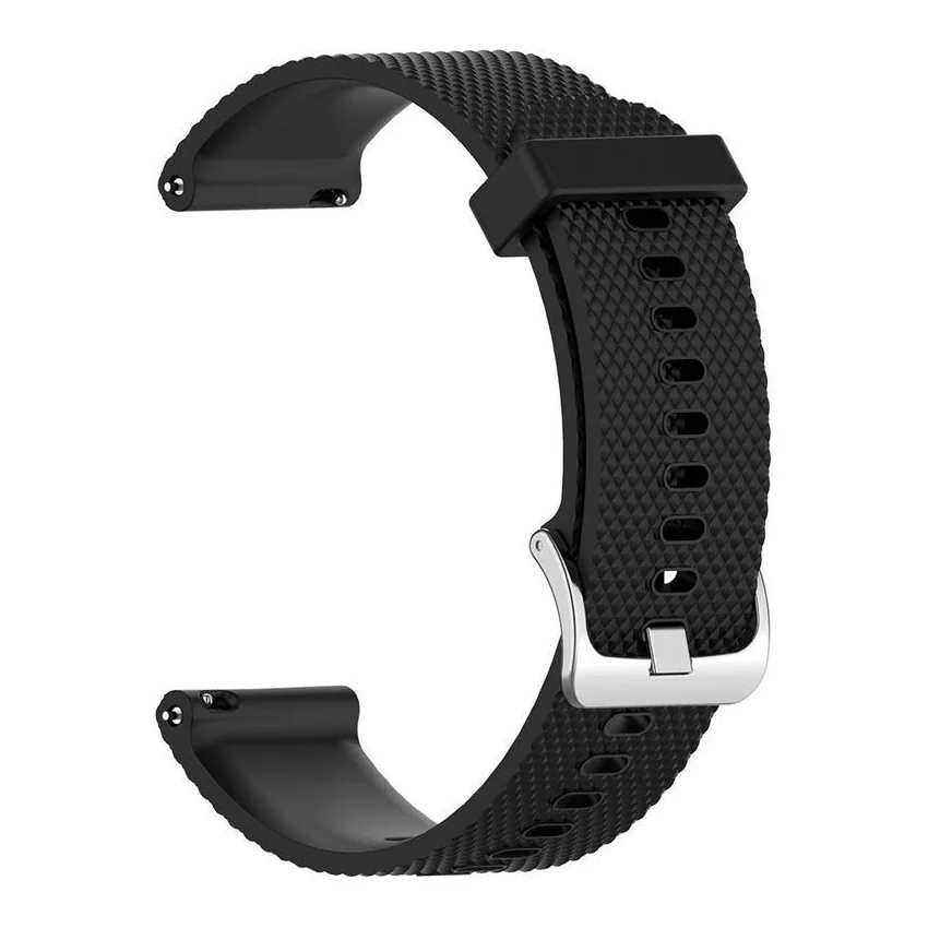 BStrap Silicone Land remienok na Garmin Venu 2, black