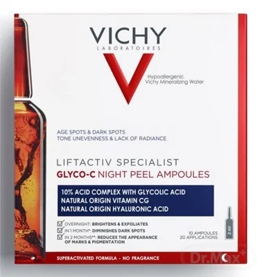 VICHY Liftactiv specialist glyco-c anti-age ampuly proti pigmentácii 10x2 ml