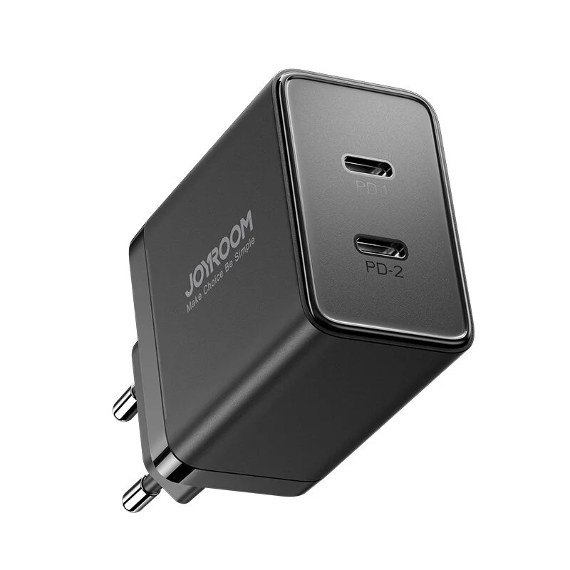 Joyroom JR-TCF09 sieťová nabíjačka 2x USB-C 40W, čierna