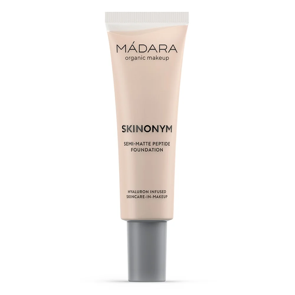 MÁDARA SKINONYM Polomatný Make-up s peptidmi, #25 LINEN 1×30 ml, Make-up