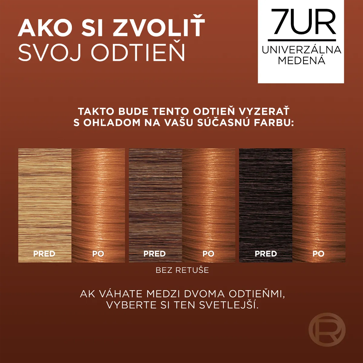 L'Oréal Paris Excellence Nudes Copper 7UR Univerzálna medená 1×1 ks, permanentná farba na vlasy
