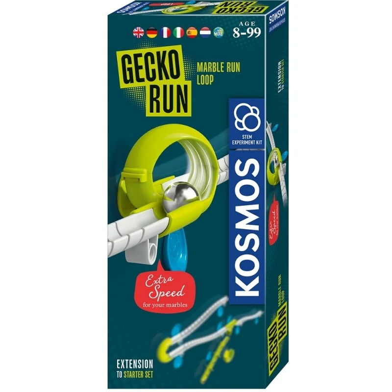 Kosmos Gecko Run Marble Run Loop - Doplnkový set ku guličkovej dráhe 