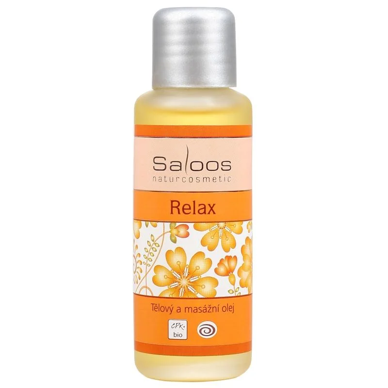 Saloos telový bio rastlinný masážny olej RELAX Objem: 1000 ml 