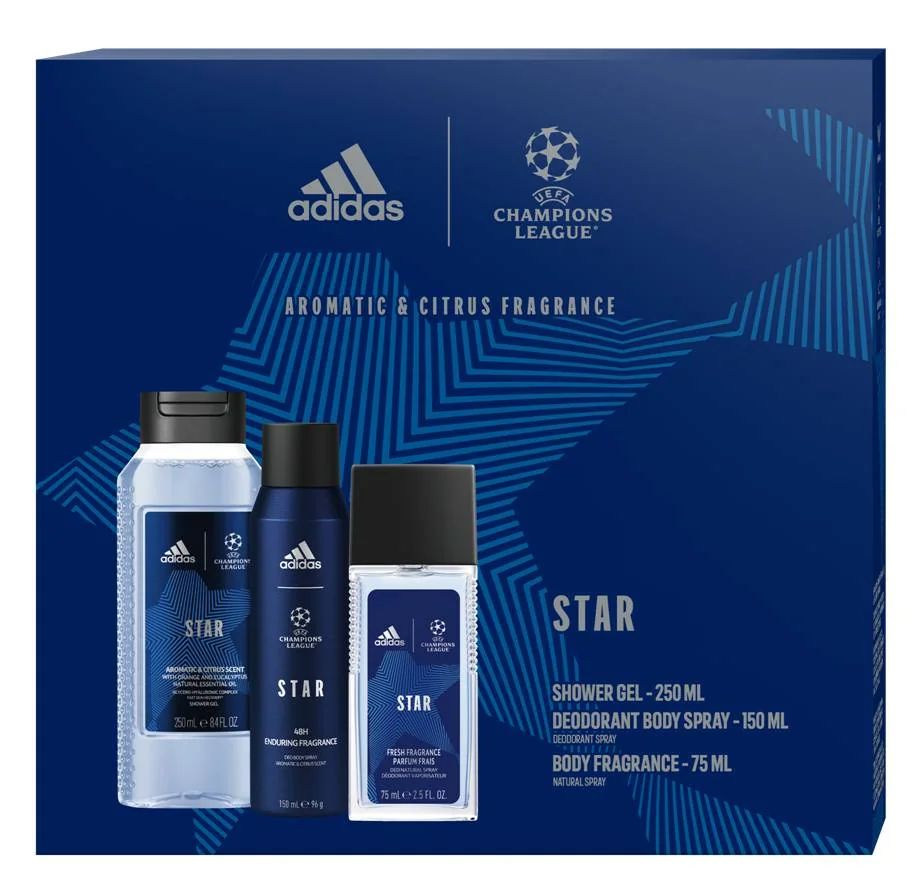 Adidas UEFA 10 DNS 75ml + SG 250ml + BS 150ml