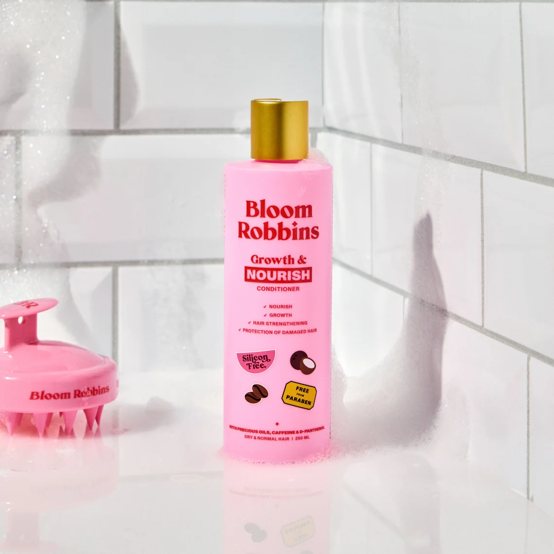 BLOOM ROBBINS kondicionér na výživu a rast vlasov s bambuckym maslom 1×250 ml, kondicionér