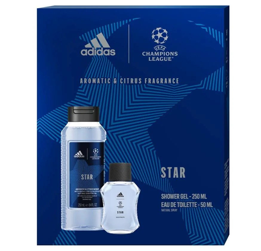 Adidas UEFA 10 EDT 50ml + SG 250ml