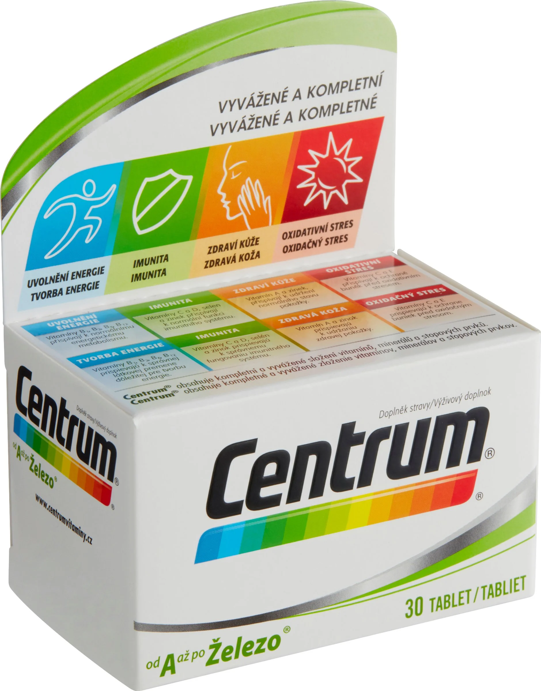 CENTRUM A-Z 1x30 tbl, multivitamín s vitamínmi a minerálmi