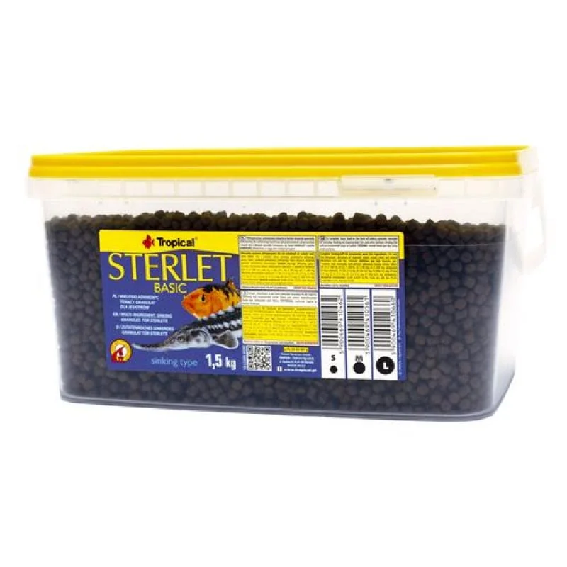 TROPICAL Sterlet Basic M 3l/1500g krmivo pre jesetery