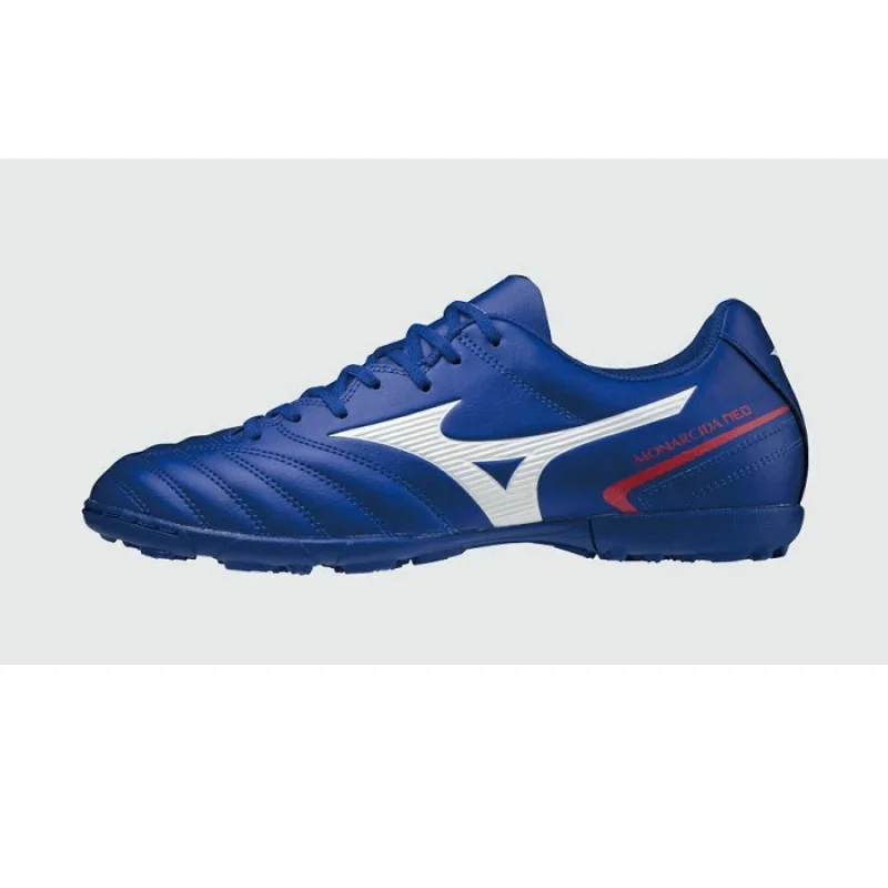 Mizuno Monarcida Neo II AS TF Pánske futbalové kopačky/turfy, červená/modrá, veľ. 45 77233-45