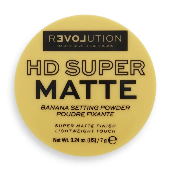 Revolution Relove, HD Super Matte Banana Powder, púder 1×7 g, púder