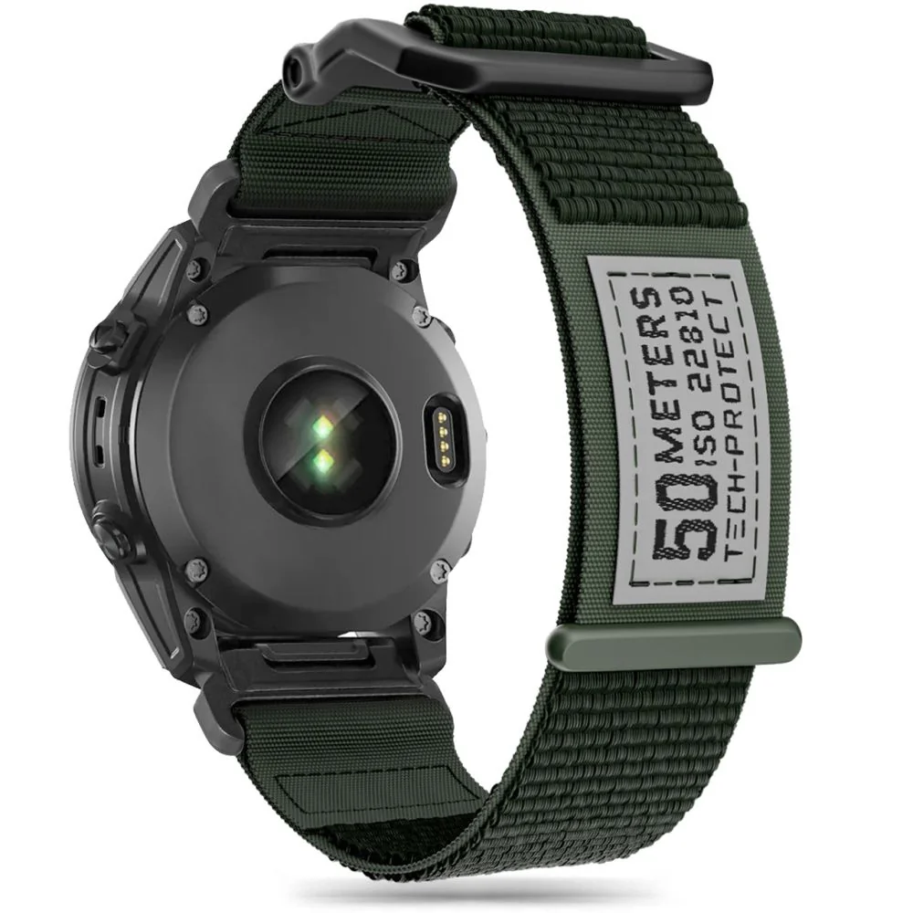 Tech-Protect Scount remienok na Garmin Fenix 5x / 5x Plus / 6x / 6x Pro / 7x / 8 51mm, military green