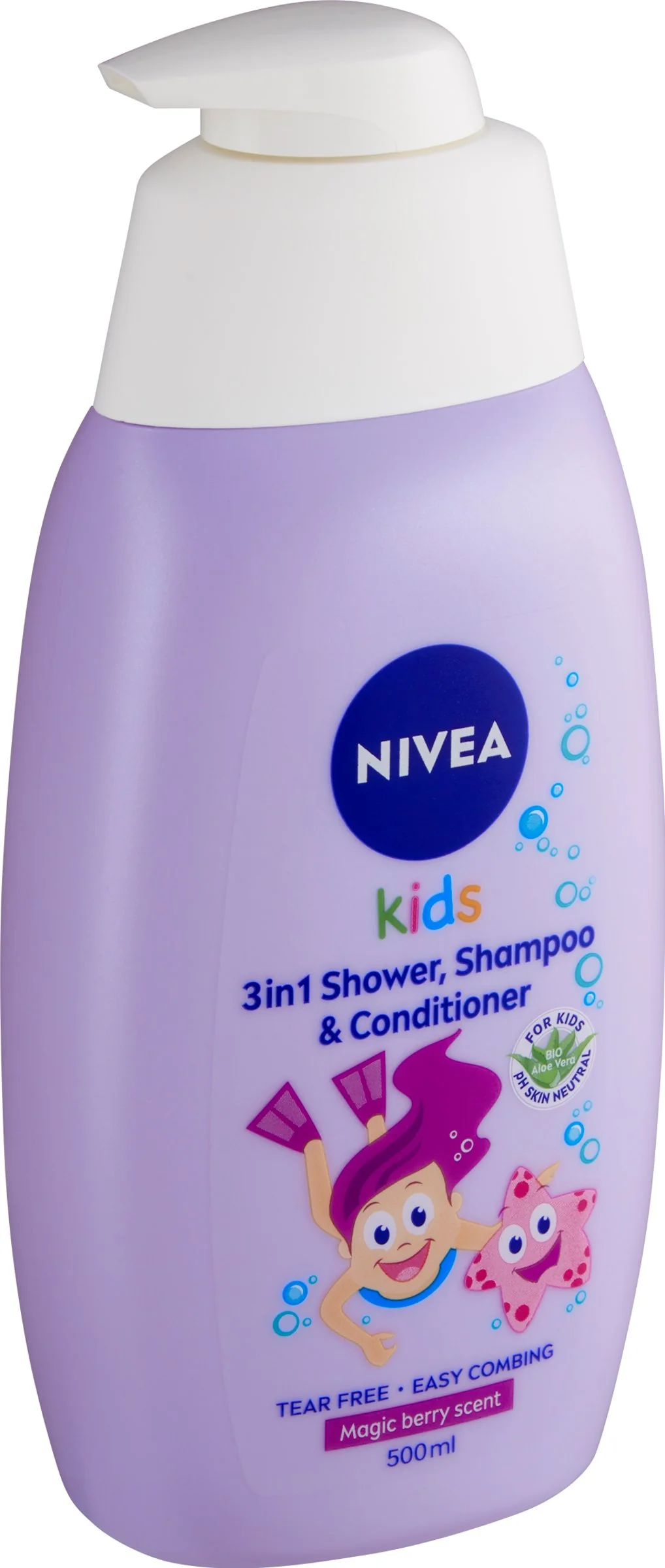 NIVEA Kids Detský Sprchovací gél GIRL 500ml 1×500 ml, sprchovací gél