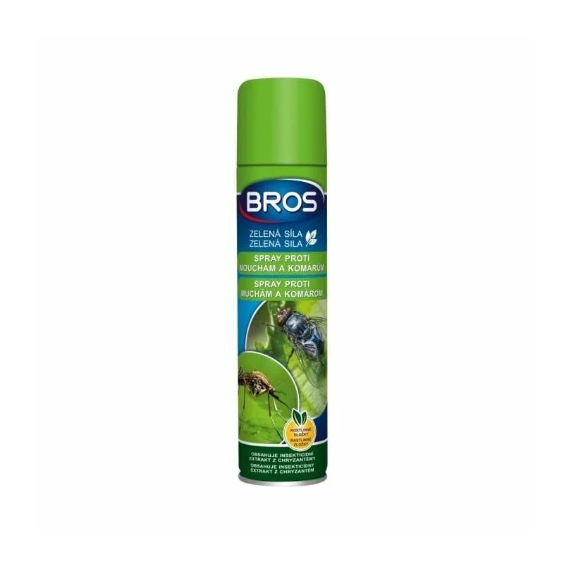 06298 Bros Zelená sila spray proti muchám a komárom 300 ml