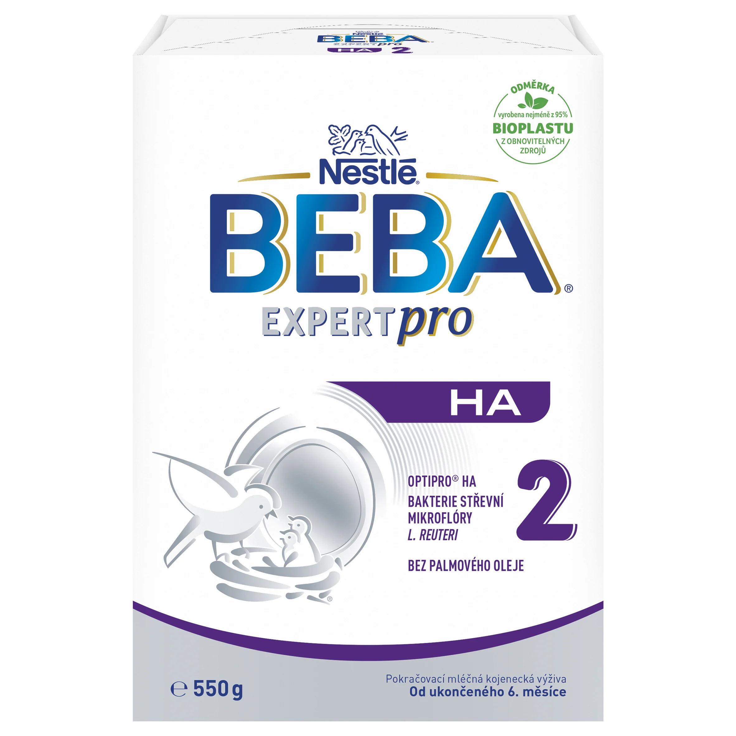 BEBA EXPERT pro HA 2; následná mliečna výživa 1×550 g, mliečna výživa (od ukonč. 6. mesiaca)