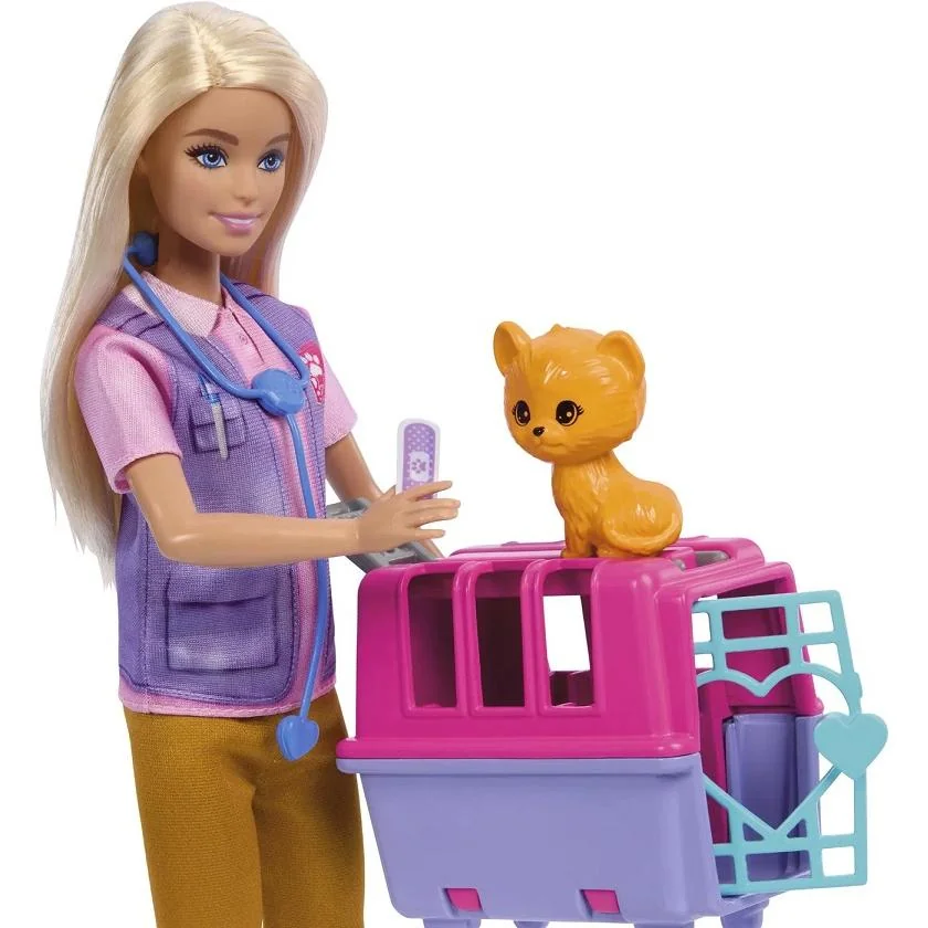 Mattel Barbie Bábika zachraňuje zvieratá blondínka 